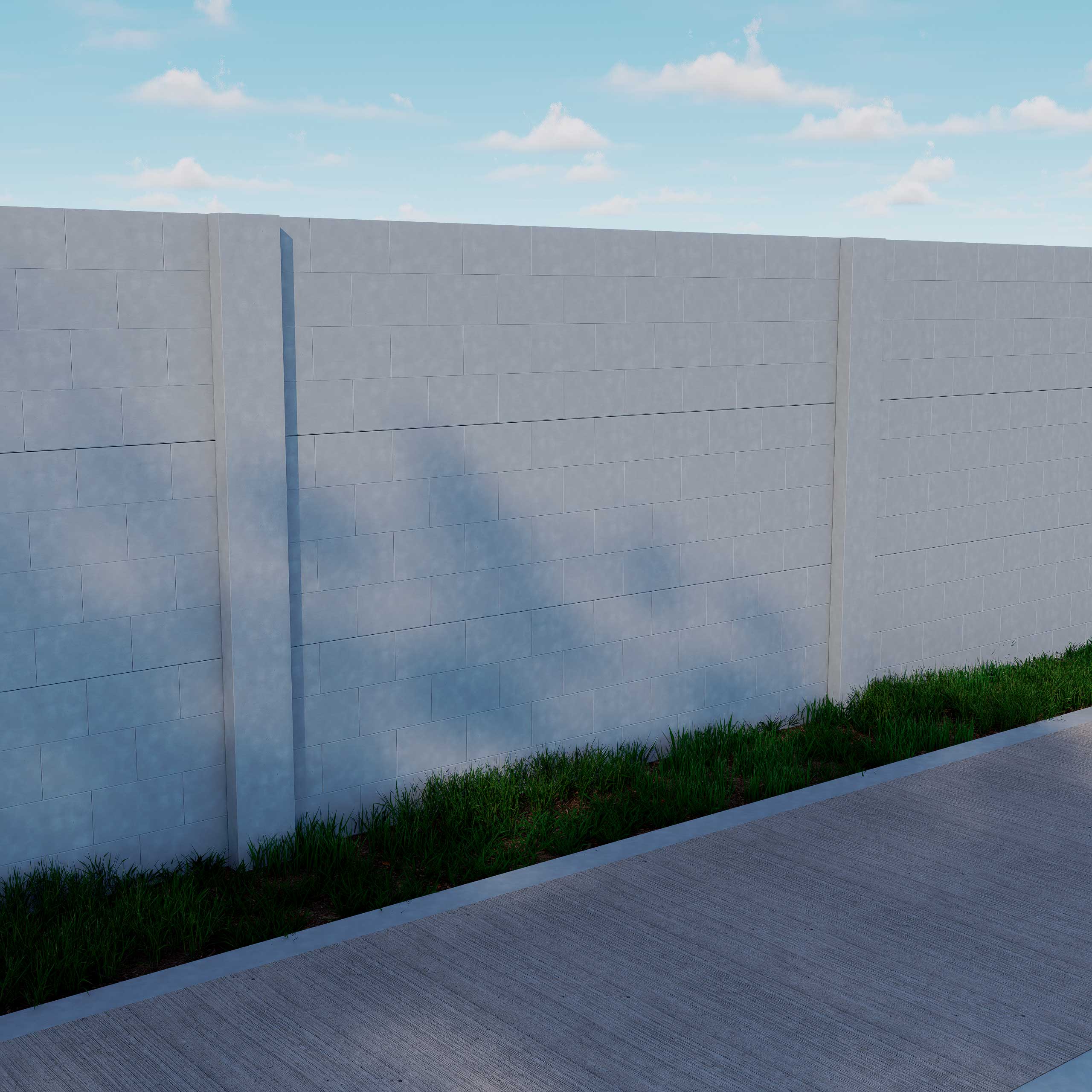 Barda Prefabricada de Concreto Block Aparente - Image 3